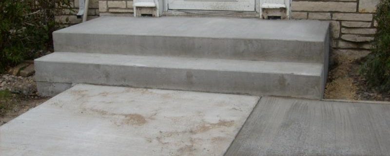 concrete repairs stairs and sidewalk