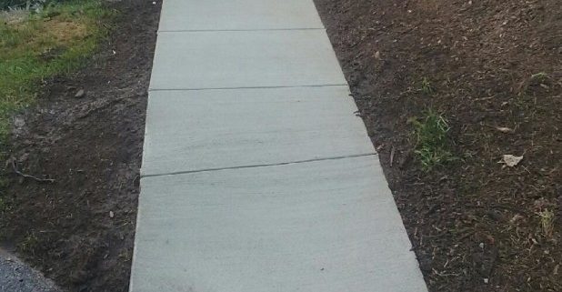concrete sidewalk