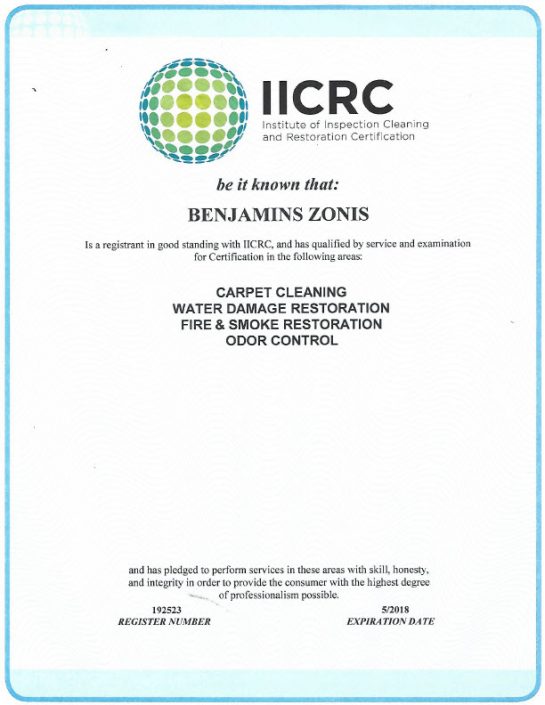 iicrc certificate