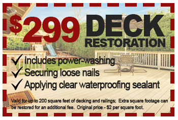 $299 deck restoration deal